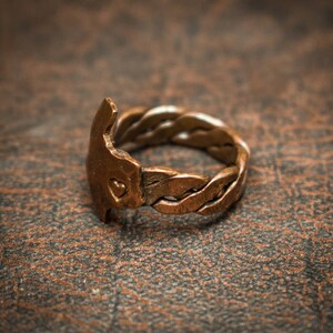 Copper Texas ring image 4