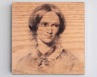 Literary Wall Tile: Charlotte Bronte