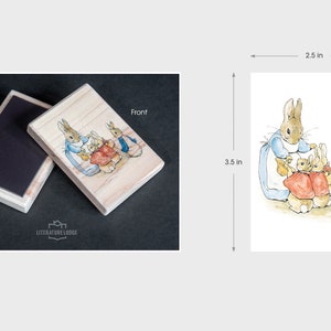 Wooden Magnet: Peter Rabbit by Beatrix Potter - Etsy
