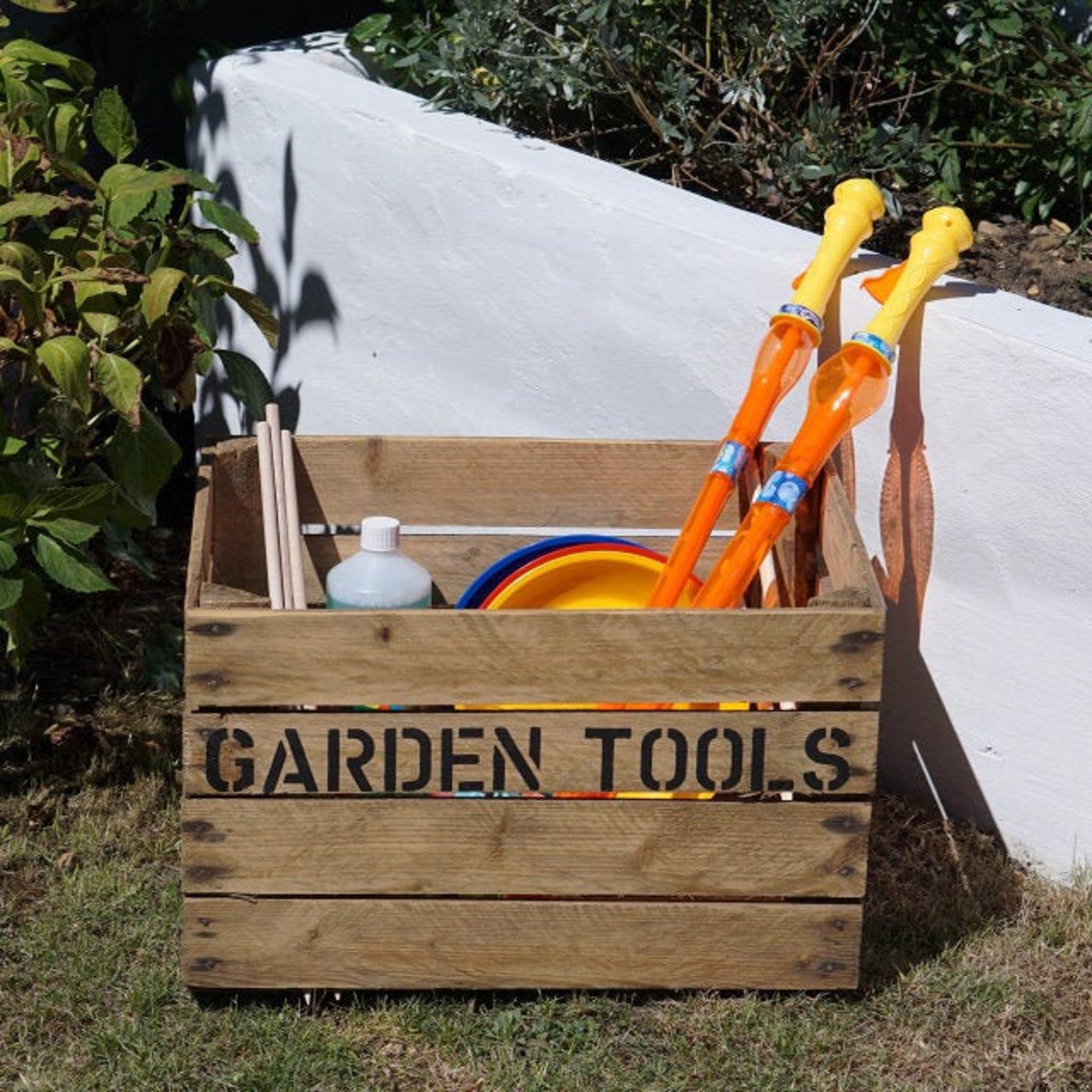 Garden Tool Box Storage Garden Caddy Gift for the Gardener Etsy