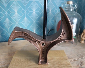 Ancien Outil De Cordonnier - Pied D'enclume En Fonte N°25 - VG - Déco Ou Atelier