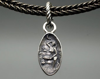 Artemisa, Diana, Diosa de la Caza, Colgante, Plata de Ley, Hecho a medida.