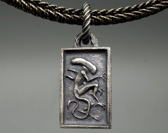 Xenomorfo, Colgante, Plata de Ley, Hecho a medida