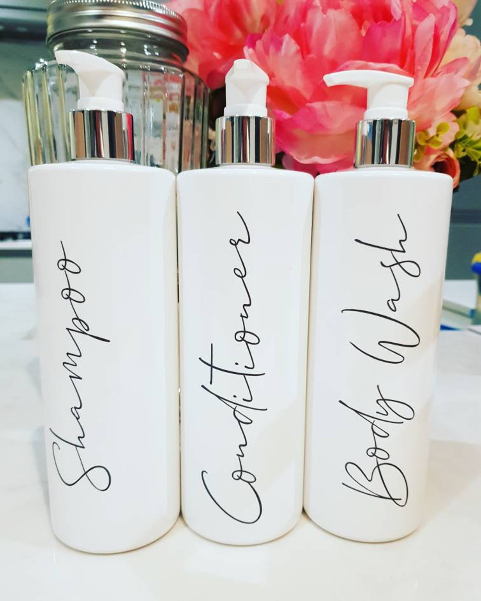 Mrs Hinch Bathroom Pump Bottle Mrs Hinch Inspired Pump Bottles Etsy