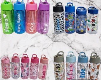 Personalised Kids Water Bottle, Back to School, Drink Bottle, Wedding, Party Favour, Water Bottle, Birthday, Christmas, Easter, Nursery