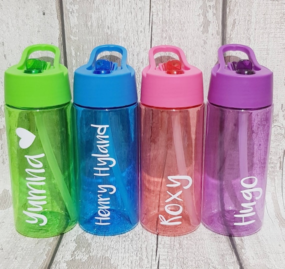 Personalised Kids Water Bottle, Back to School, Drink Bottle