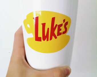Luke's Diner - Gilmore Girls - 20oz Tumbler - Powder Coated Tumbler - Stainless Steel Insulated Thermos - Luke's Diner Mug - Coffee Mug