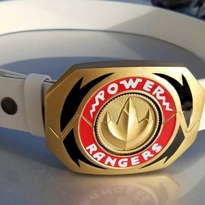 Mighty Morphin Power Rangers prop morpher buckle finished and wearable and one coin
