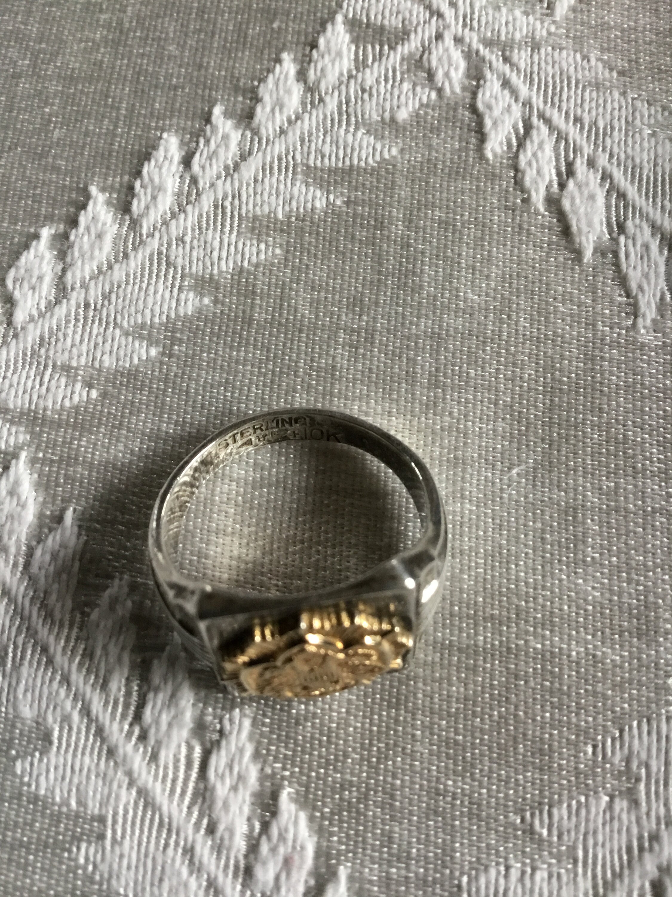 Vintage Girl Scout ring sterling silver Girl Scout ring with Etsy