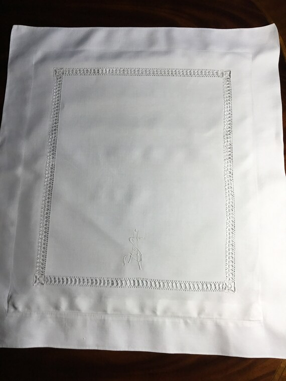 Antique European Pillow Shams French Linens Hand Embroidery Etsy