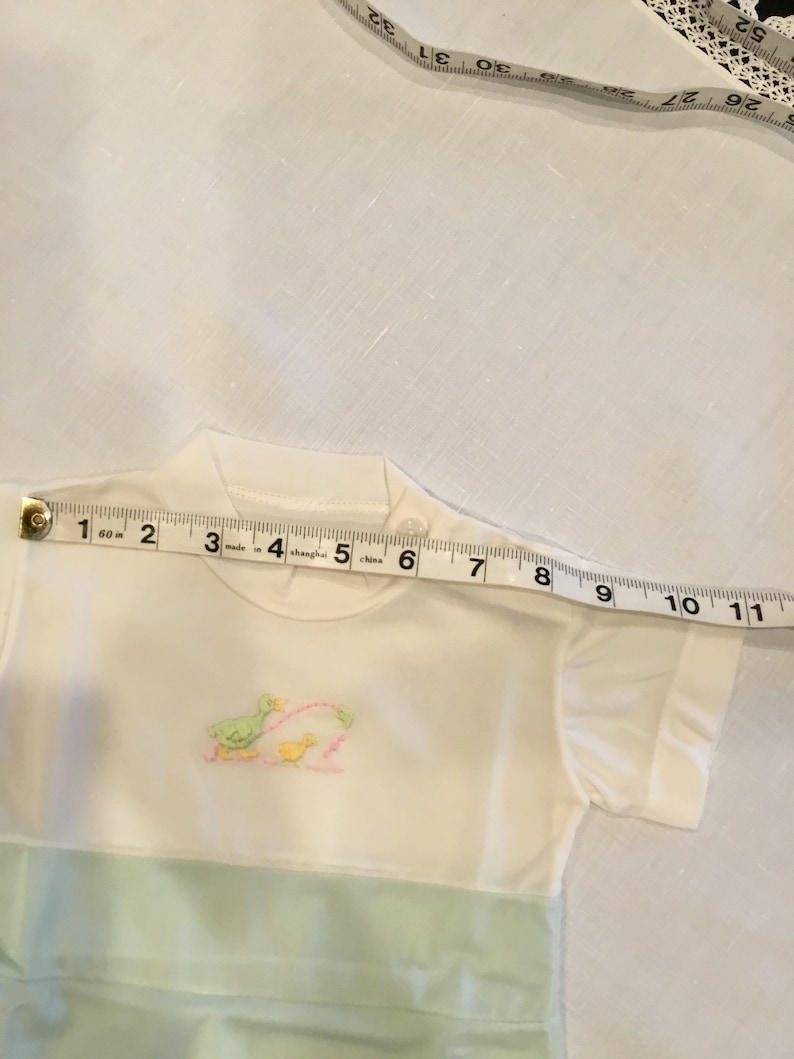 Vintage 1970s baby boy onesie summer onesie bodysuit one-piece nylon suit size 3-6 months