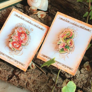 Fantasy Wood Pins || Flower Dragons || Spring Vibes