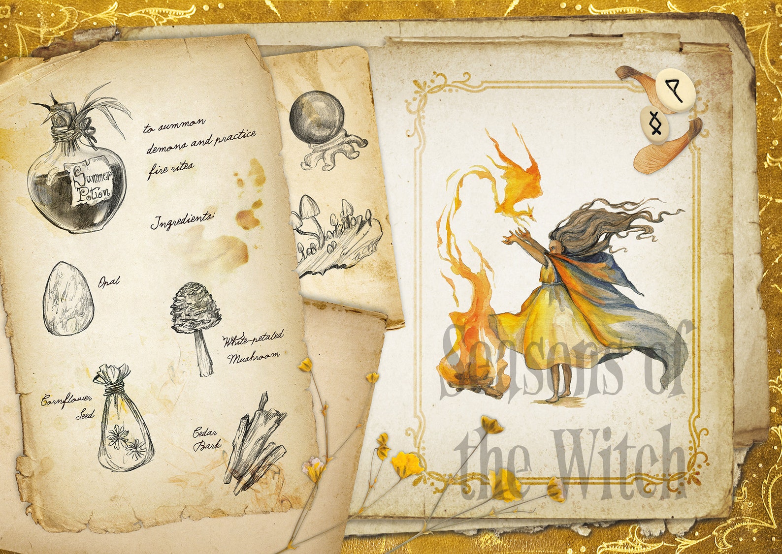 Seasons of the Witch Artbook - Etsy