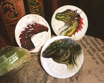 Stickers Pack || Dragons || Fantasy planner journal