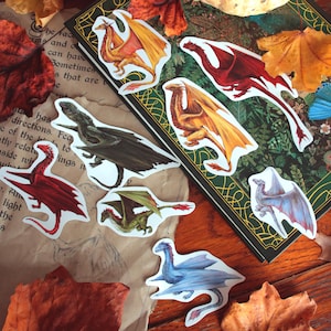 Stickers Pack || Dragons || Fantasy planner journal