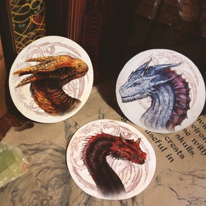 Stickers Pack || Dragons || Fantasy planner journal