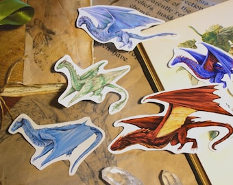 Stickerpaket || Drachen || Fantasy-Planer-Tagebuch