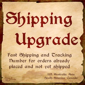 Shipping upgrade || US, Australia, Asia, South America, Canada