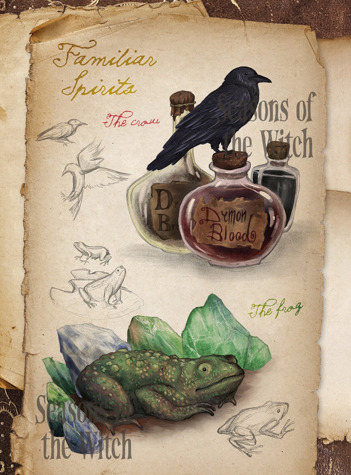 Seasons of the Witch Artbook Etsy