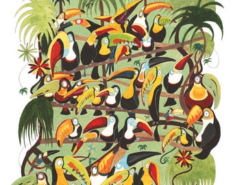 Toucan Jungle Card