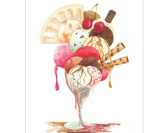 Ice-cream Art Print