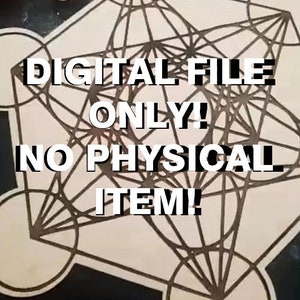 SVG file for a Metatron Cube Crystal Grid
