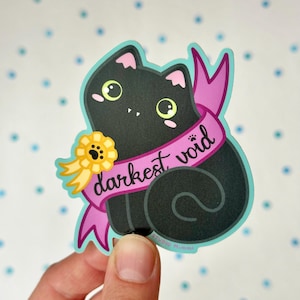 Darkest Void - Black Cat - Vinyl Sticker