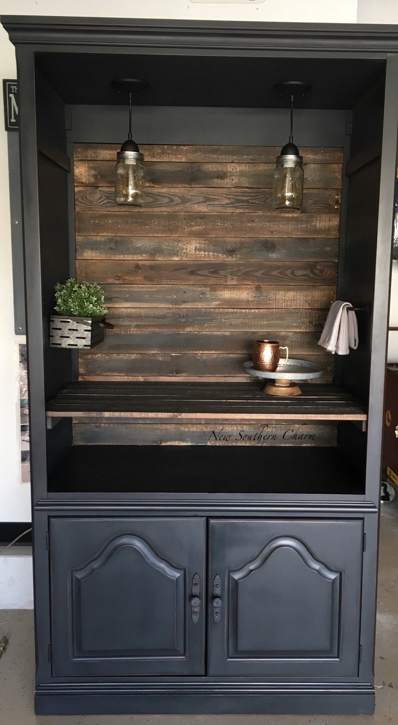 Sold Wine Bar Coffee Bar Liquor Cabinet Station Armiore Etsy