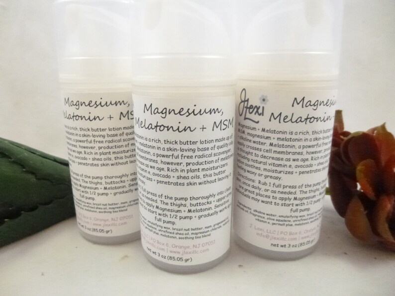 Magnesium Melatonin MSM melatonin sleep aid magnesium Etsy