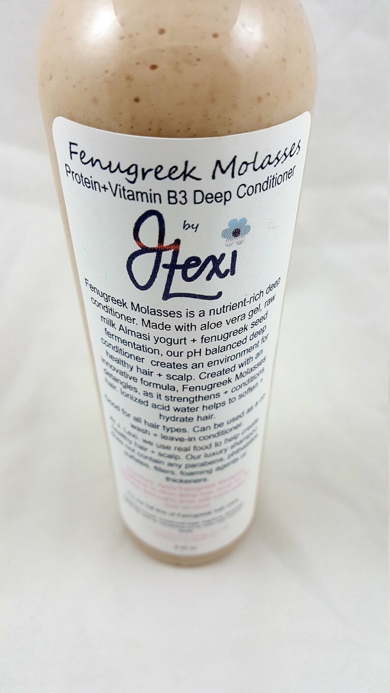 Fenugreek Molasses Proteinvitamin B3 Deep Conditioner Etsy