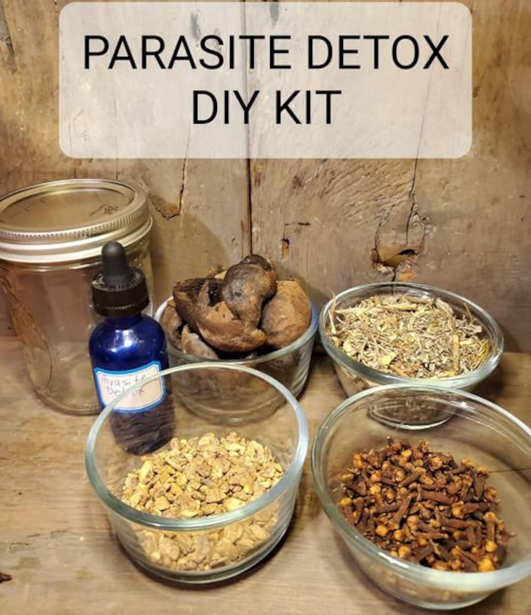 Parasite Detox DIY Kit, Parasite Cleanse, Parasite Detox, Kill