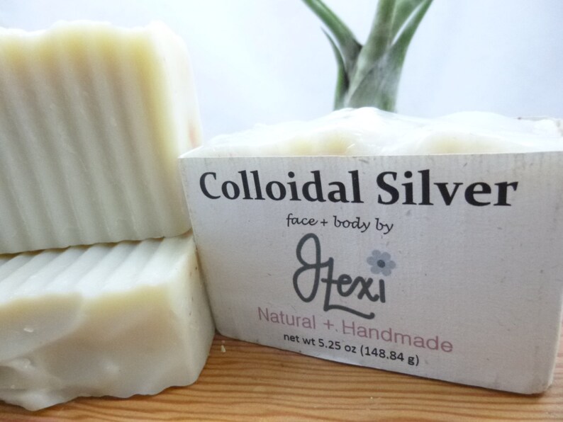 Colloidal Silver Soap 99.99 colloidal silver soap silver Etsy