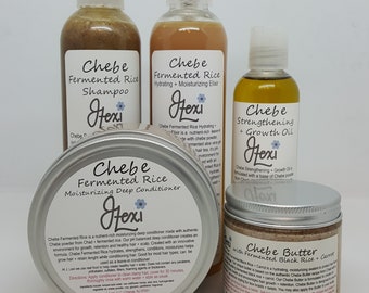 Chebe Fermented Rice, Chebe Powder, Fermented Rice Water, Hair Growth, Growth Oil, chebe shampoo, chebe butter, chebe conditioner, chebe