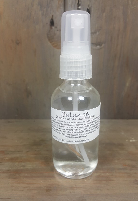 Balance Gemstone Colloidal Silver Facial Tonergemstone Facial Etsy
