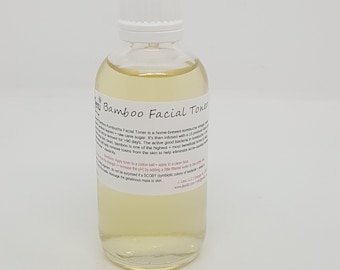 Bamboo facial toner, facial toner, astringent, kombucha vinegar, probiotic toner, silica toner, facial cleanser