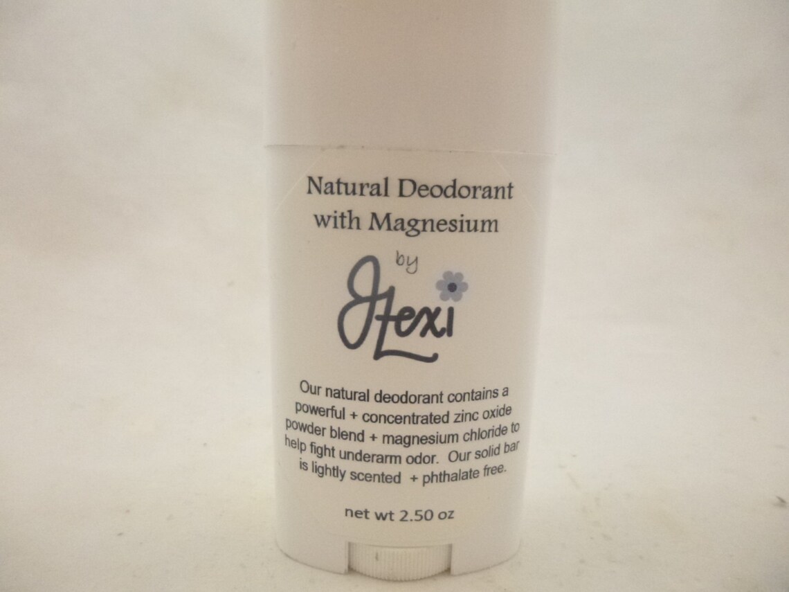 Natural Magnesium Deodorant Natural Deodorant Magnesium Etsy