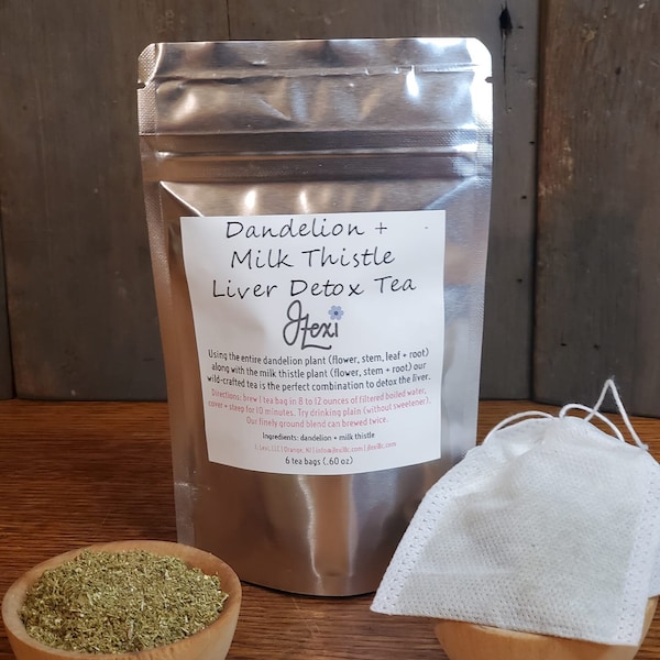 Dandelion + Milk Thistle Liver Detox Tea