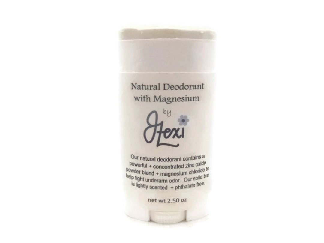 Natural Magnesium Deodorant Natural Deodorant Magnesium Etsy