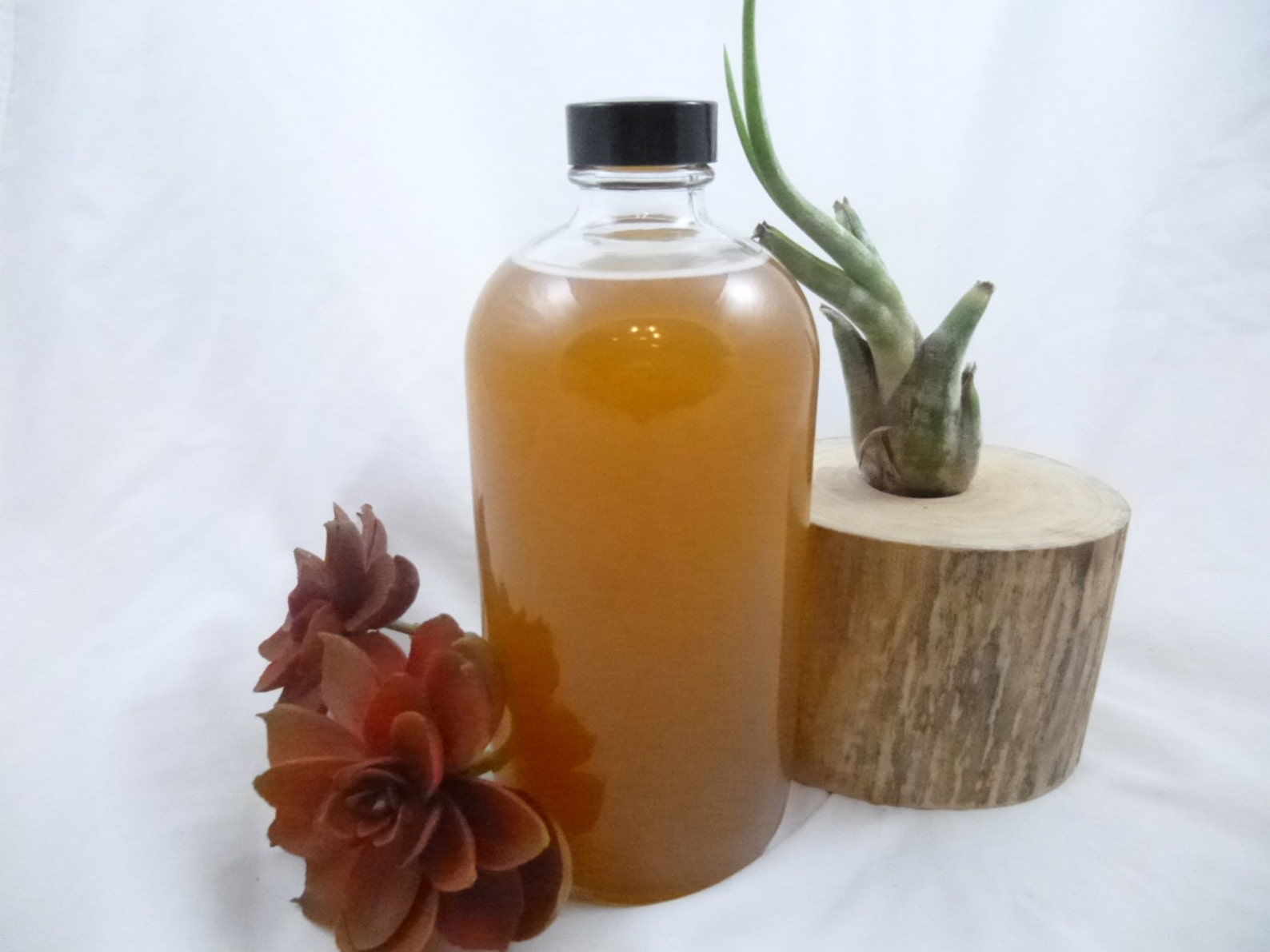 Black Tea Kombucha Vinegar, Kombucha, Probiotic, Fermented Tea, Tea Elixir, Kombucha Vinegar