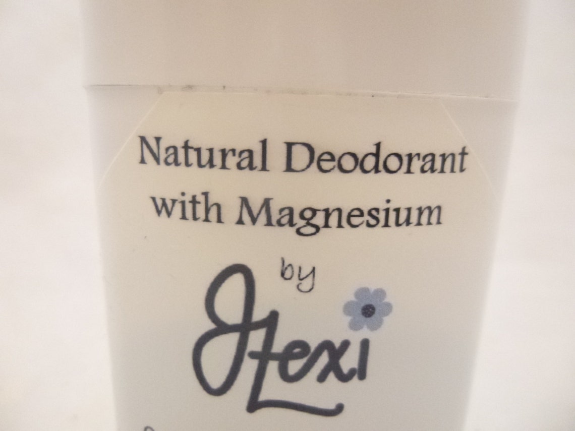 Natural Magnesium Deodorant Natural Deodorant Magnesium Etsy