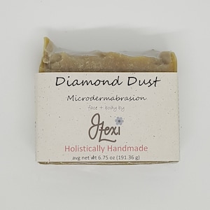 Diamond Dust Microdermabrasion, probiotic soap, kefir soap, fermented soap, clay soap, handmade soap, exfoliating soap, best beauty soap