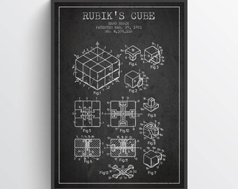 rubiks cube patent etsy