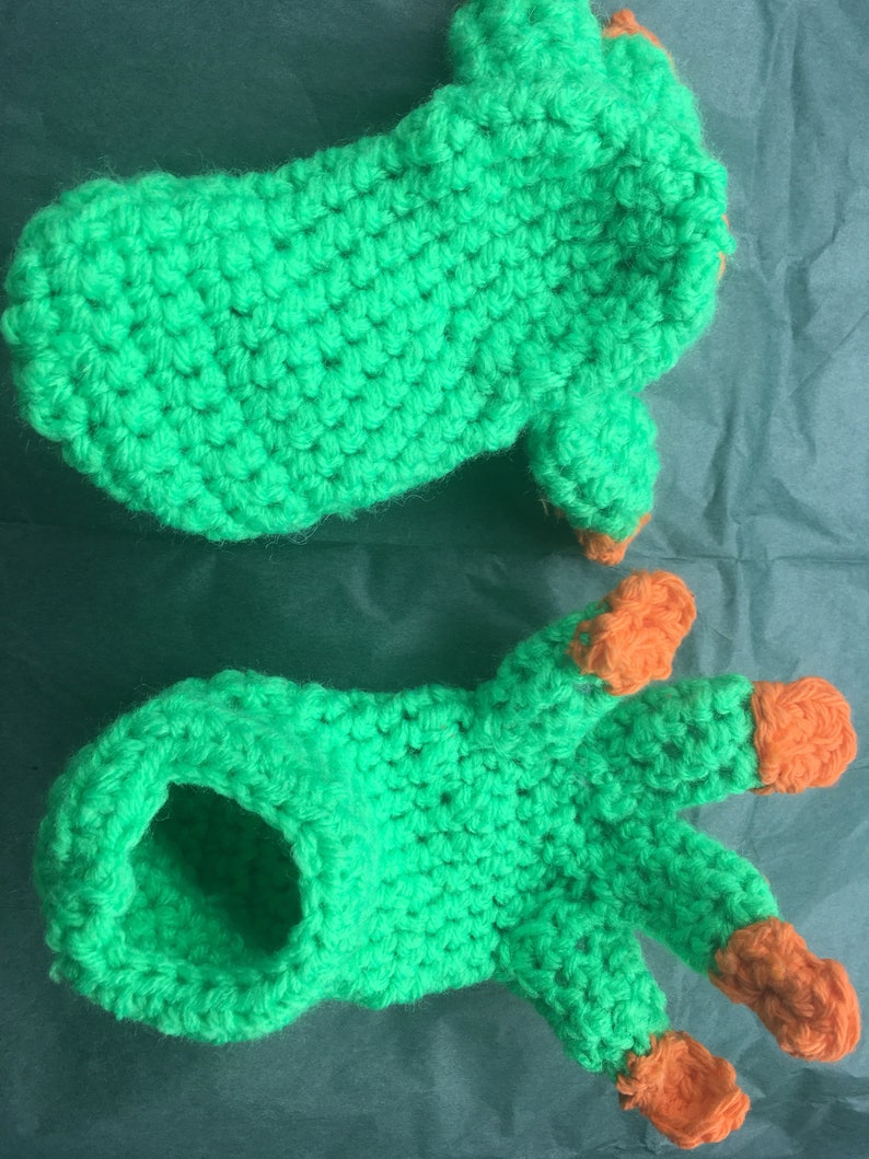 Crochet Dinosaur Slipper Adult Dinosaur Slipper Christmas Etsy