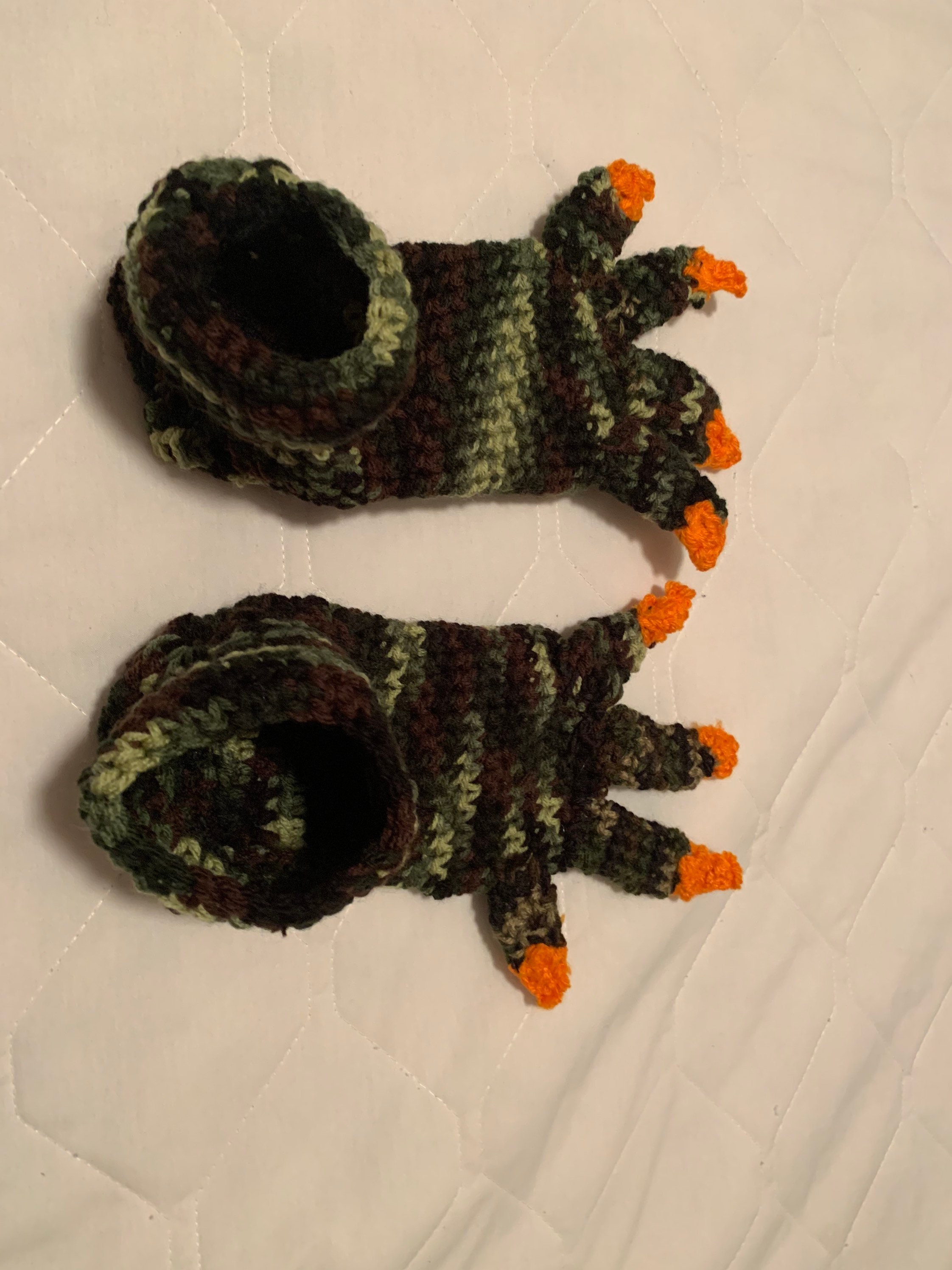 Crochet Dinosaur Slippers Adult Dinosaur Slipper Adult Etsy