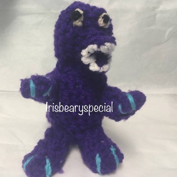 purple dinosaur stuffed animal