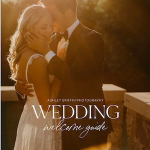 Wedding Welcome Guide with prewritten content