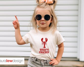 Cape Cod Lobster baby Shirt, What's Crackin' Baby Bodysuit, Cape Cod Baby Gift, East Coast Baby, Cape Cod Baby Shower Gift