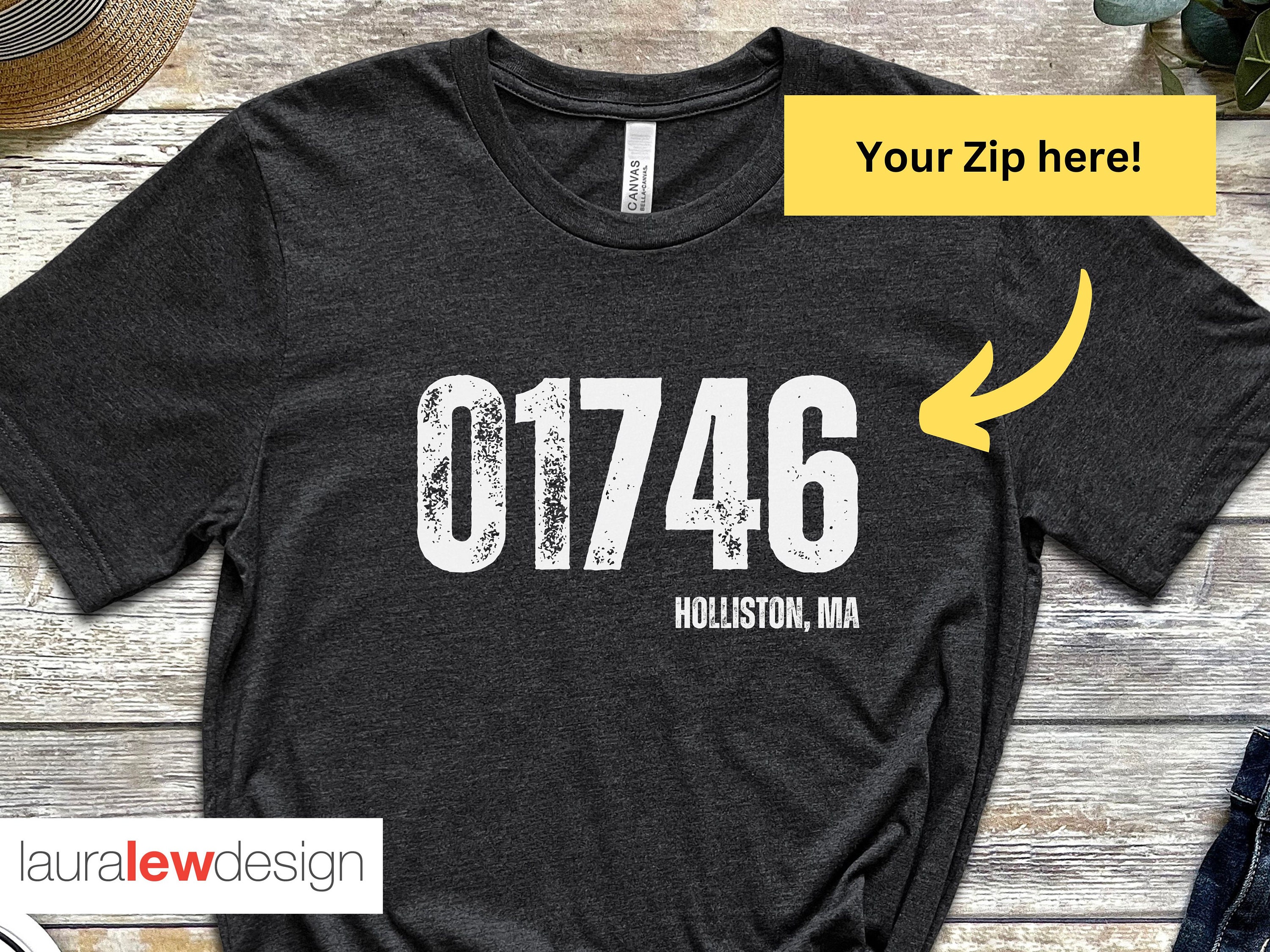 Personalized Zip Code Shirt, City Shirt, Custom City Shirts