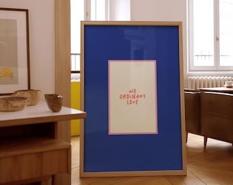 No Ordinary Love print, Sade R&B muurdecoratie, slaapkamerdecoratie (digitale download)