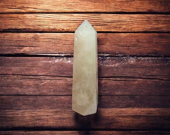 Yellow citrine  quartz 3" tower, lemon quartz